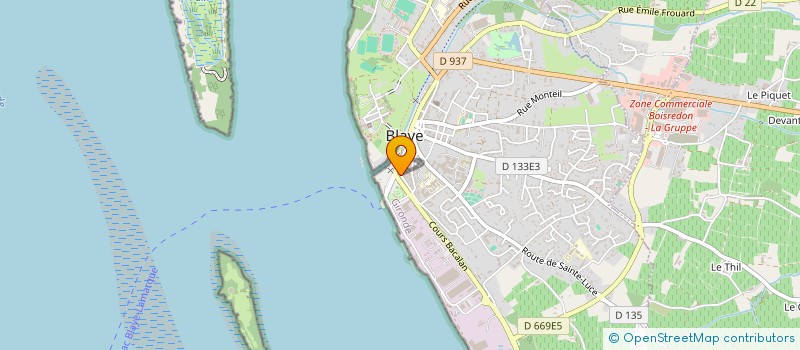 localisation de l'entreprise MONSIEUR ERIC LABIT à BLAYE