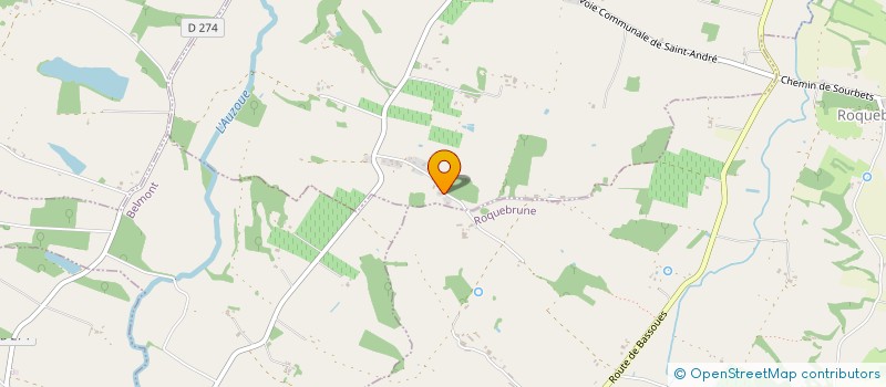 localisation de l'entreprise MONSIEUR ERIC LABOURDERE  PRENERON