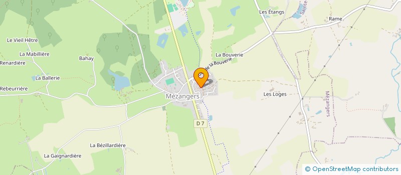 localisation de l'entreprise MONSIEUR ERIC LACAULT  MEZANGERS