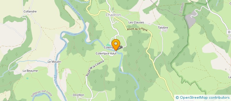 localisation de l'entreprise MONSIEUR ERIC LACAZE  CHADRON