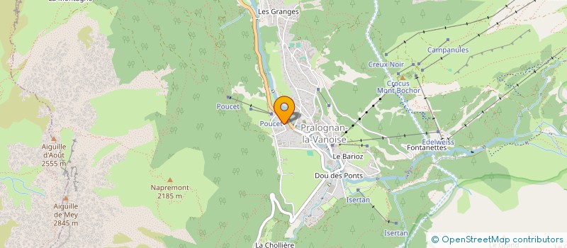 localisation de l'entreprise MONSIEUR ERIC LACHENAL  PRALOGNAN-LA-VANOISE