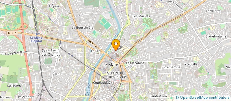 localisation de l'entreprise MONSIEUR ERIC LACLIAS  LE MANS