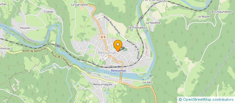 localisation de l'entreprise MONSIEUR ERIC LACOMBE  RETOURNAC