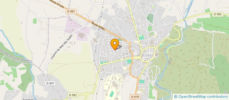 localisation de l'entreprise MONSIEUR ERIC LACROIX  UZES