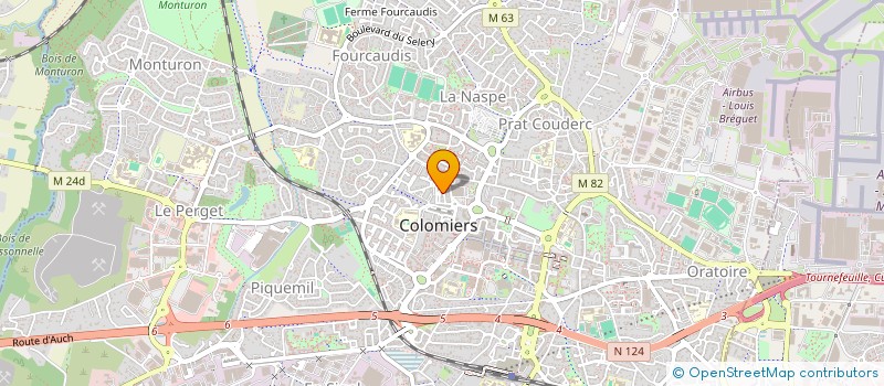 localisation de l'entreprise MONSIEUR ERIC LACROIX à COLOMIERS