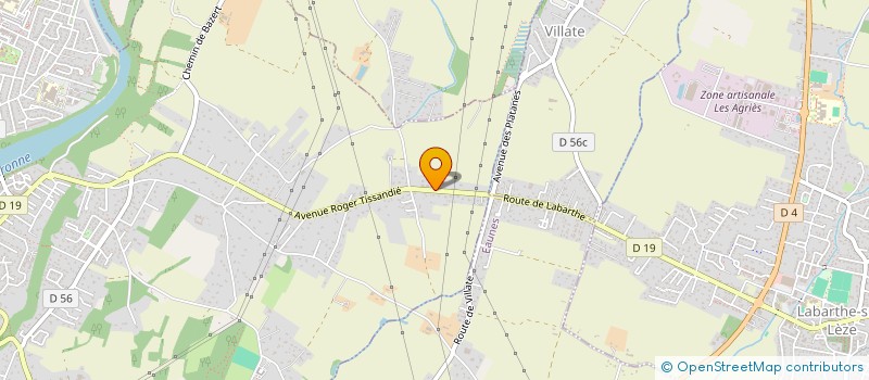 localisation de l'entreprise MONSIEUR ERIC LAFFONT  MURET