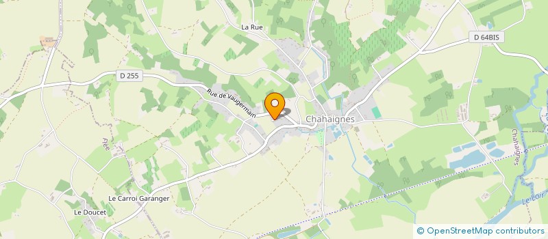 localisation de l'entreprise MONSIEUR ERIC LAFONT  CHAHAIGNES
