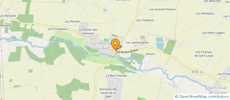 localisation de l'entreprise MONSIEUR ERIC LAFONT  LA SELLE-SUR-LE-BIED