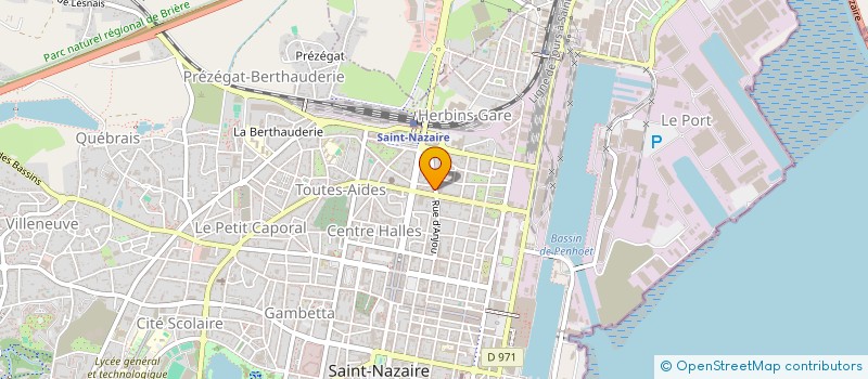 localisation de l'entreprise MONSIEUR ERIC LAFONTAINE  SAINT-NAZAIRE