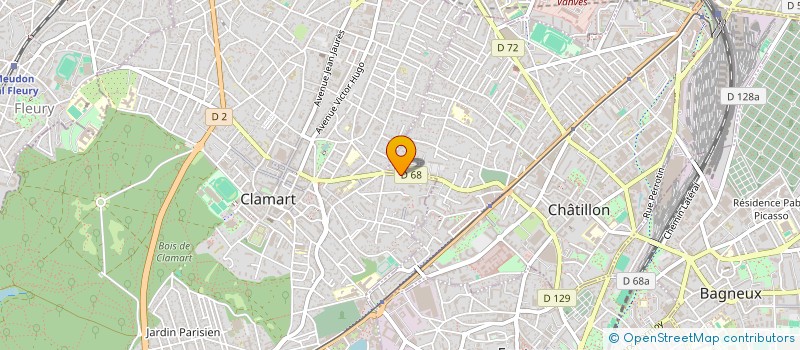 localisation de l'entreprise MONSIEUR ERIC LAFORET à CLAMART