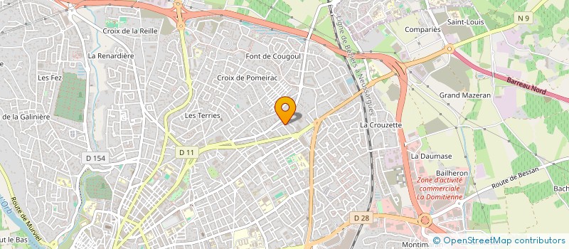 localisation de l'entreprise MONSIEUR ERIC LAFORGUE à BEZIERS