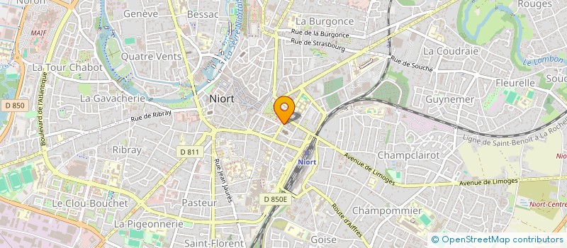localisation de l'entreprise MONSIEUR ERIC LAGARDE à NIORT