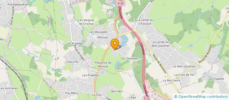 localisation de l'entreprise MONSIEUR ERIC LAGE  FEYTIAT