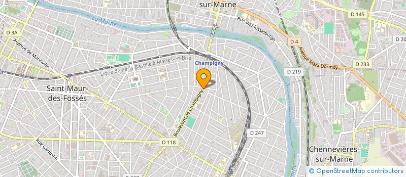 localisation de l'entreprise MONSIEUR ERIC LAGOUTTE à SAINT-MAUR-DES-FOSSES