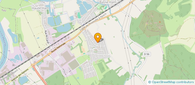 localisation de l'entreprise MONSIEUR ERIC LAGRANGE  BASSE-HAM