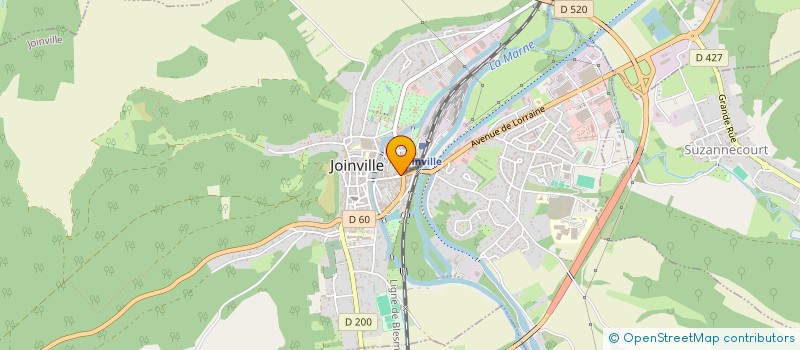 localisation de l'entreprise MONSIEUR ERIC LALANCE à JOINVILLE