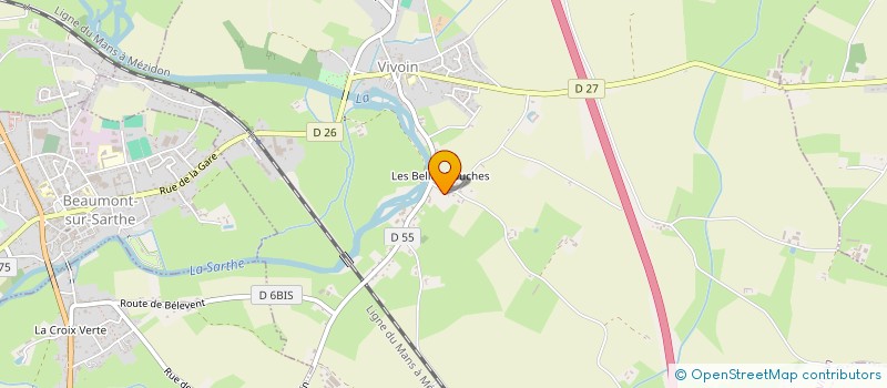 localisation de l'entreprise MONSIEUR ERIC LALANDE  VIVOIN