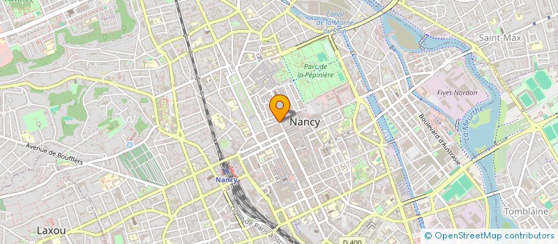 localisation de l'entreprise MONSIEUR ERIC LALLEMAND  NANCY