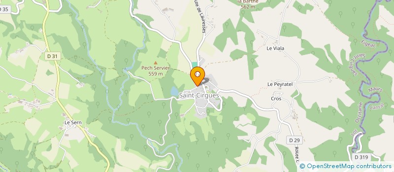 localisation de l'entreprise MONSIEUR ERIC LAMAND  LAURESSES