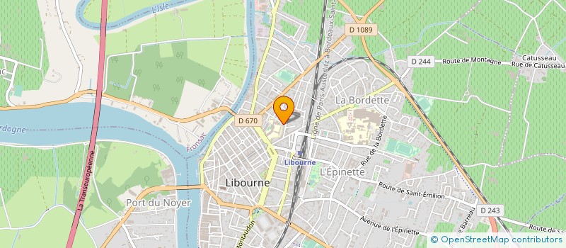 localisation de l'entreprise MONSIEUR ERIC LAMARCHE à LIBOURNE