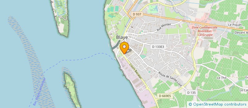 localisation de l'entreprise MONSIEUR ERIC LAMBERT à BLAYE
