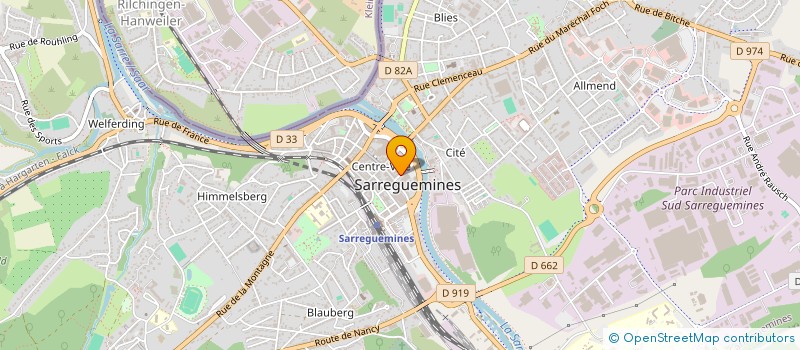 localisation de l'entreprise MONSIEUR ERIC LAMBERT  SARREGUEMINES