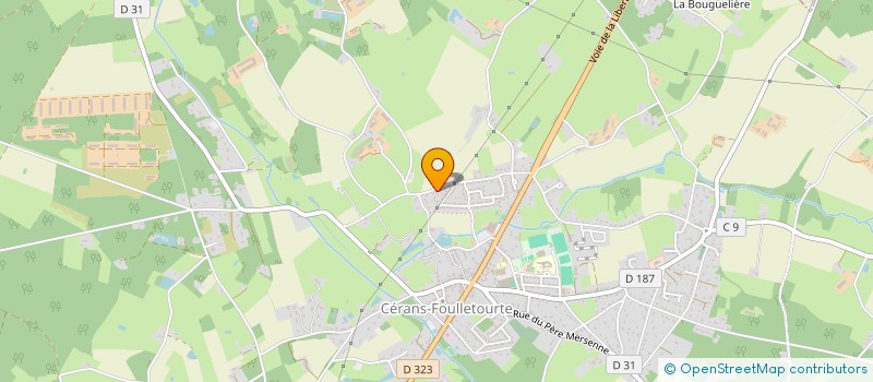 localisation de l'entreprise MONSIEUR ERIC LAMBERT  CERANS-FOULLETOURTE