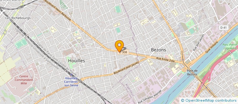 localisation de l'entreprise MONSIEUR ERIC LAMBOLEY  HOUILLES