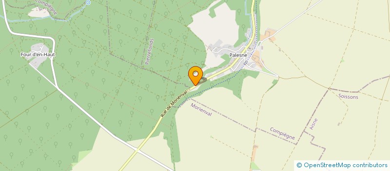 localisation de l'entreprise MONSIEUR ERIC LAMBRE  PIERREFONDS