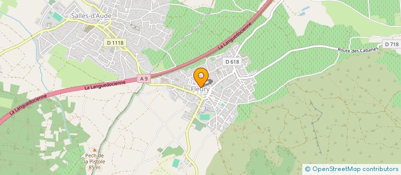 localisation de l'entreprise MONSIEUR ERIC LAMEGER  FLEURY