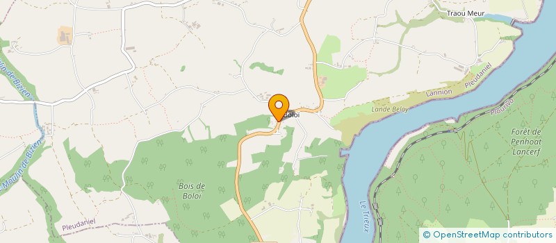 localisation de l'entreprise MONSIEUR ERIC LANCASTER  PLEUDANIEL