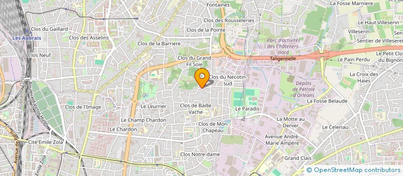localisation de l'entreprise MONSIEUR ERIC LANDIER à ORLEANS