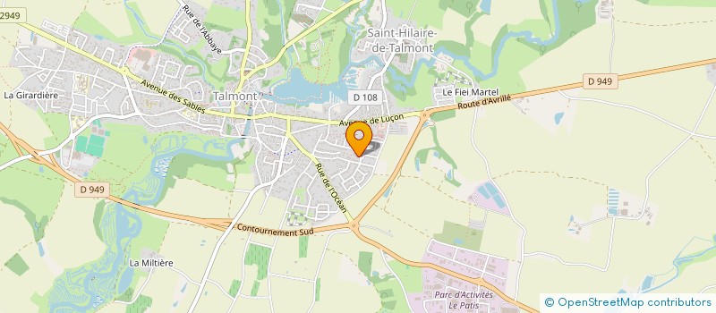 localisation de l'entreprise MONSIEUR ERIC LANDREAU  TALMONT-SAINT-HILAIRE