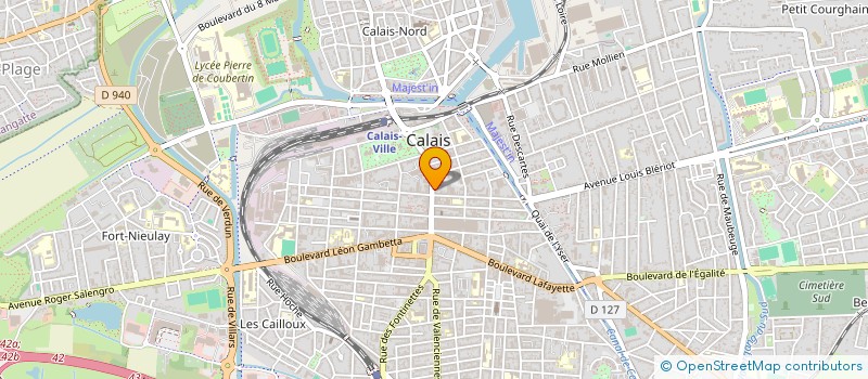 localisation de l'entreprise MONSIEUR ERIC LANNOY  CALAIS