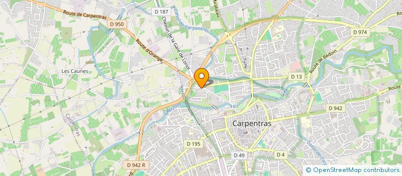 localisation de l'entreprise MONSIEUR ERIC LANTHEAUME à CARPENTRAS