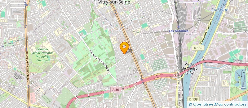 localisation de l'entreprise MONSIEUR ERIC LAO  VITRY-SUR-SEINE