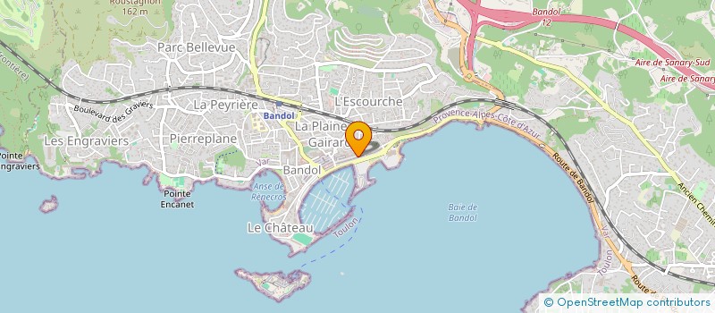 localisation de l'entreprise MONSIEUR ERIC LAPASSET à LA CADIERE-D'AZUR