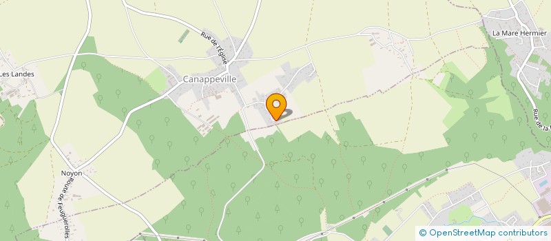 localisation de l'entreprise MONSIEUR ERIC LAPORTE  CANAPPEVILLE