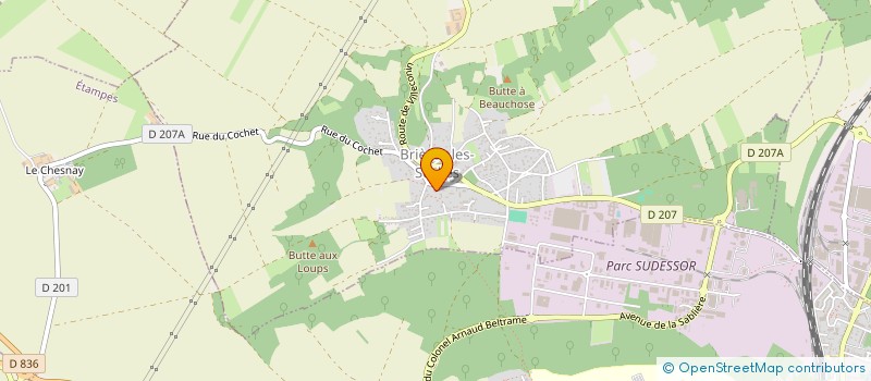 localisation de l'entreprise MONSIEUR ERIC LAPORTE  BRIERES-LES-SCELLES