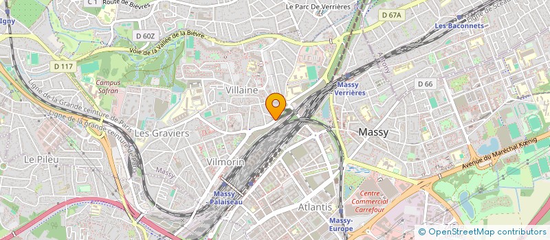localisation de l'entreprise MONSIEUR ERIC LAPOTAIRE  MASSY