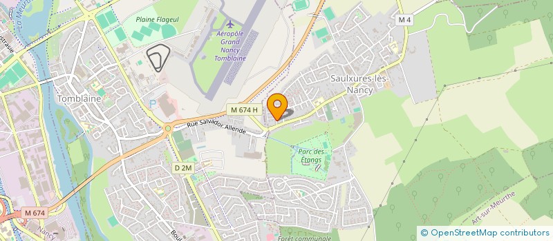 localisation de l'entreprise MONSIEUR ERIC LARCHER  SAULXURES-LES-NANCY