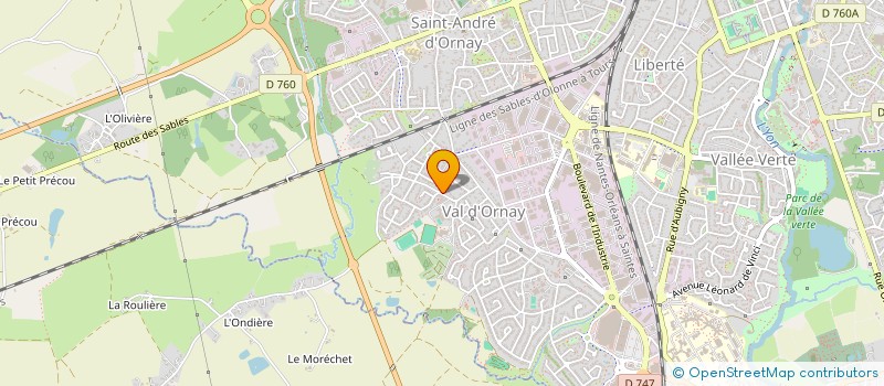 localisation de l'entreprise MONSIEUR ERIC LARDON à LA ROCHE-SUR-YON