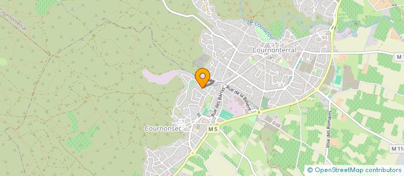 localisation de l'entreprise MONSIEUR ERIC LARDOT  COURNONSEC