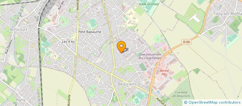 localisation de l'entreprise MONSIEUR ERIC LARIDAN à BEAURAINS