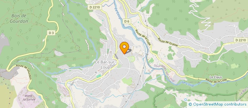 localisation de l'entreprise MONSIEUR ERIC LARROUTUROU à LE BAR-SUR-LOUP