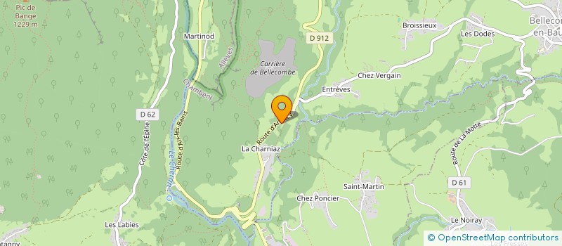 localisation de l'entreprise MONSIEUR ERIC LASAL  BELLECOMBE-EN-BAUGES