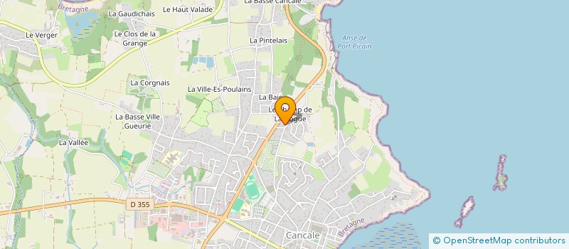 localisation de l'entreprise MONSIEUR ERIC LASSAIRE  CANCALE