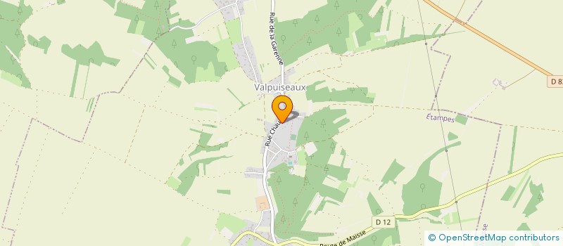 localisation de l'entreprise MONSIEUR ERIC LASVENES  VALPUISEAUX