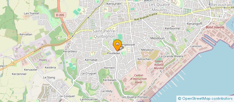 localisation de l'entreprise MONSIEUR ERIC LATOUR à BREST