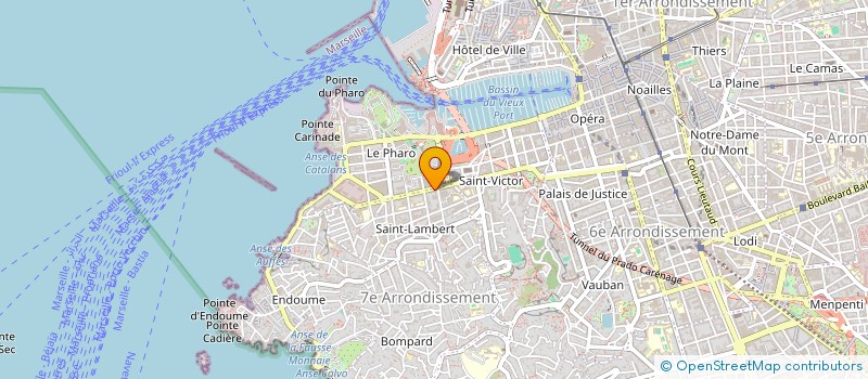 localisation de l'entreprise MONSIEUR ERIC LATRACOL à MARSEILLE